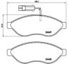 BREMBO P 23 143 Brake Pad Set, disc brake